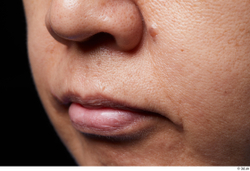 Mouth Nose Cheek Skin Woman Slim Studio photo references